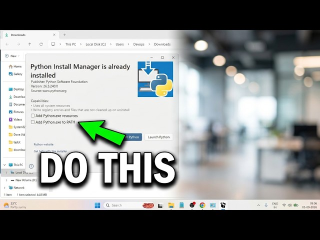 how to install python on windows 11 | install python step by step