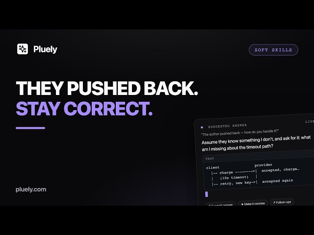 When the Author Pushes Back: Disagreeing Well in a Live Code Review With Pluely