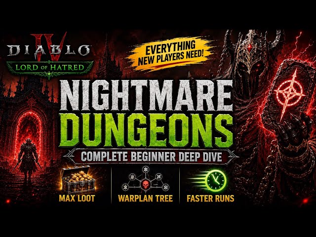 Diablo 4 Nightmare Dungeons — Beginner Guide