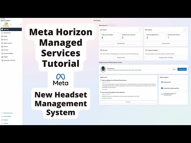 Meta Horizon Managed Service (HMS) Quest | Full Tutorial (Quest for Work, Education, Business)