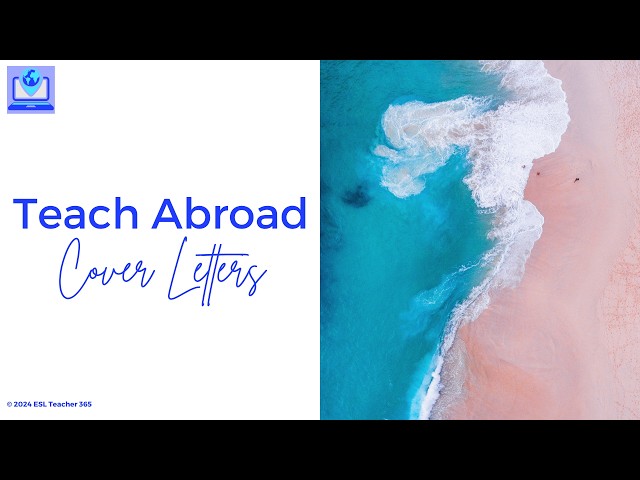 Teach Abroad Club: Cover Letters