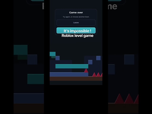 New impossible Roblox game