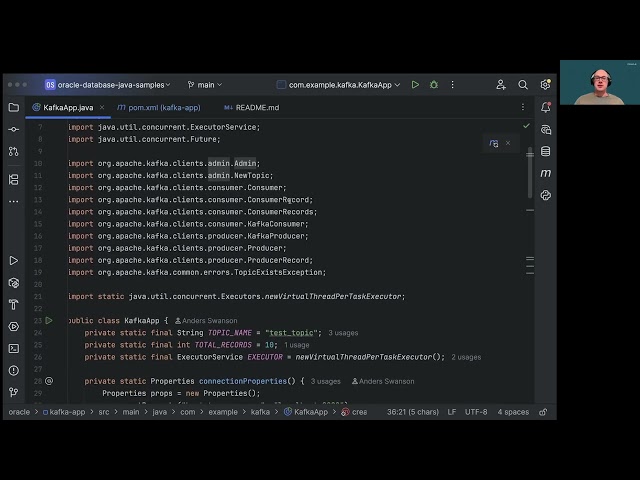 Migrate an Apache Kafka application to Oracle Database in 5 minutes
