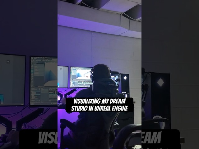 Visualizing My Dream VR Studio in Unreal Engine – Part 1 #ue5 #vr  #3d #setup #studio #tech #fyp