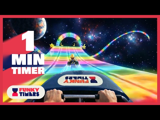 1 Minute FPV Roller Coaster Countdown Timer | 4K
