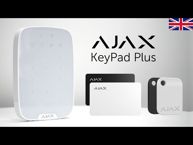 KeyPad Plus | Arm and Disarm AJAX System with Tags and Cards