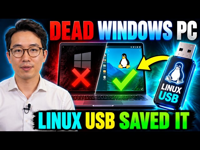 I Recovered a Dead Windows Laptop Using Only a Linux USB