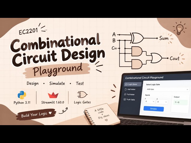 Combinational Circuit Playground: Website Overview(25UAD080)
