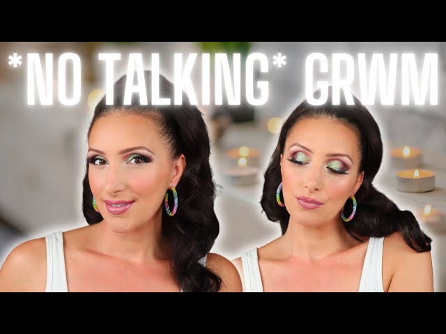 NO TALKING MAKEUP TUTORIAL || Relax and Watch me do my Makeup || Full Face of #drugstoremakeup