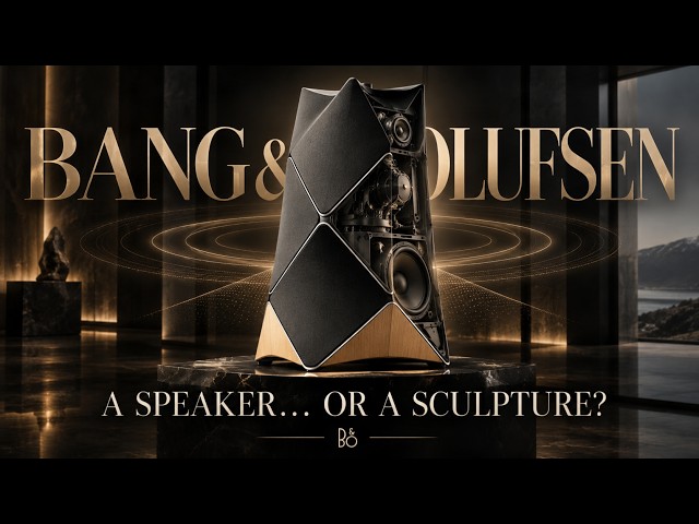 BANG & OLUFSEN: WHY DO THESE SPEAKERS LOOK NOTHING LIKE SPEAKERS?