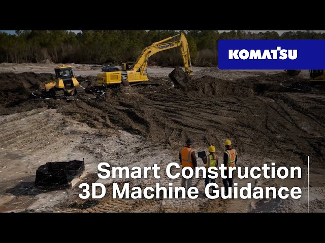 Smart Construction 3D Machine Guidance by Komatsu