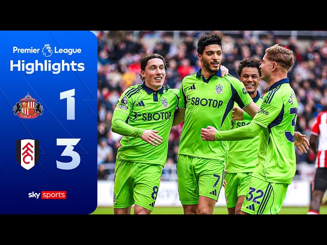 Jimenez brace as Fulham end PL losing streak! | Sunderland 1-3 Fulham | Premier League Highlights