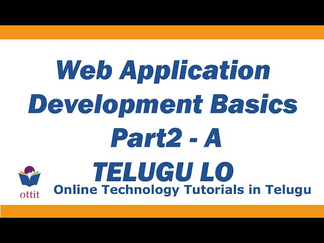 web application development basics in telugu | web development , client , server |  part 2A