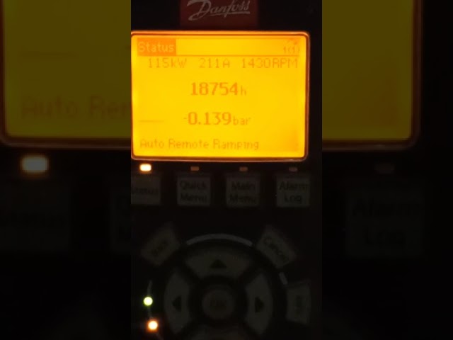 #danfoss 160kw VFD FC103 #DANFOSS SHOWING CURRENT LIMIT