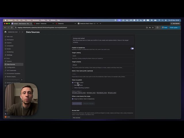 Publish Cube Views to Databricks Unity Catalog as Metric Views [Preview]