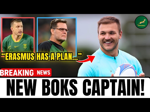 Springboks Name New Captain! Rassie Erasmus Makes 13 Changes for Australia Test#Springboks#RugbyNews
