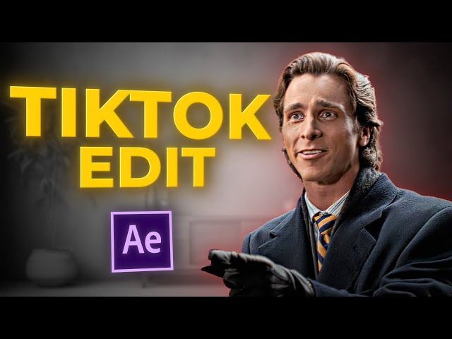 HOW TO: Make TikTok Edits I After Effects Beginner Tutorial