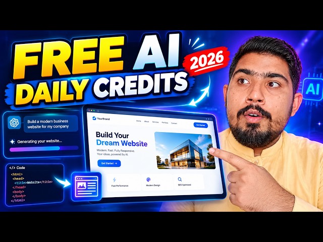 I Used a SECRET Free AI to Build My Website (Wow!)