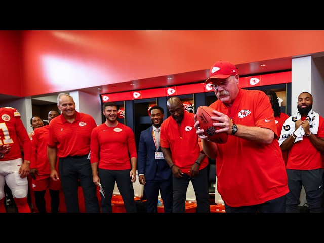 Andy Reid's Locker Room Speech After Chiefs Monday Night Football Win vs. Broncos