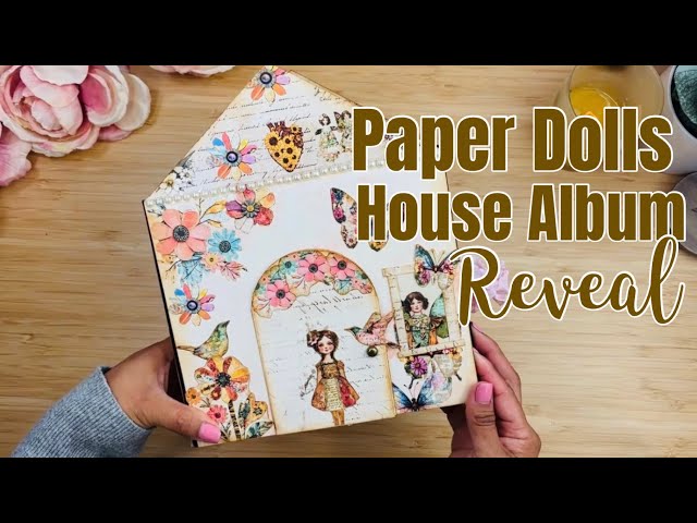 Paper Dolls House Album with Interactive Pages!! 