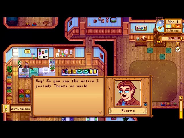 Easiest Delivery quest EVER, I got Largemouth Bass from Mail and Pierre wanted a Largemouth Bass wow