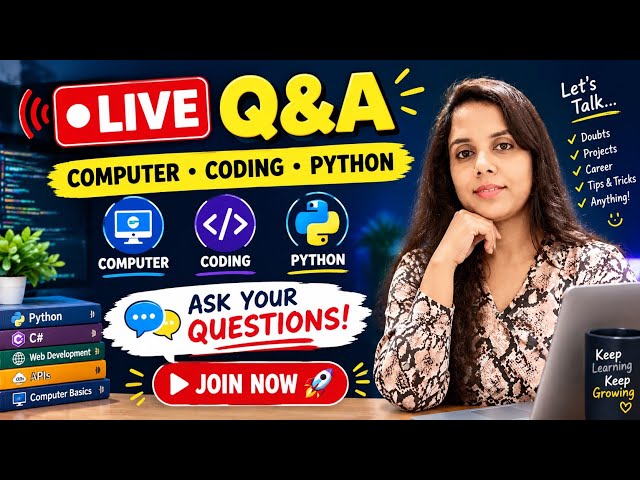 Before start python coding watch this QnA about python