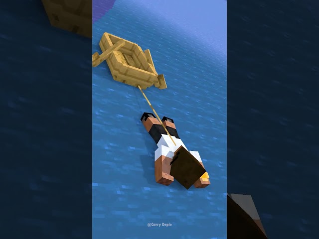 Carry Vs Italian Brainrots in Sea!! #minecraftshorts #minecraft