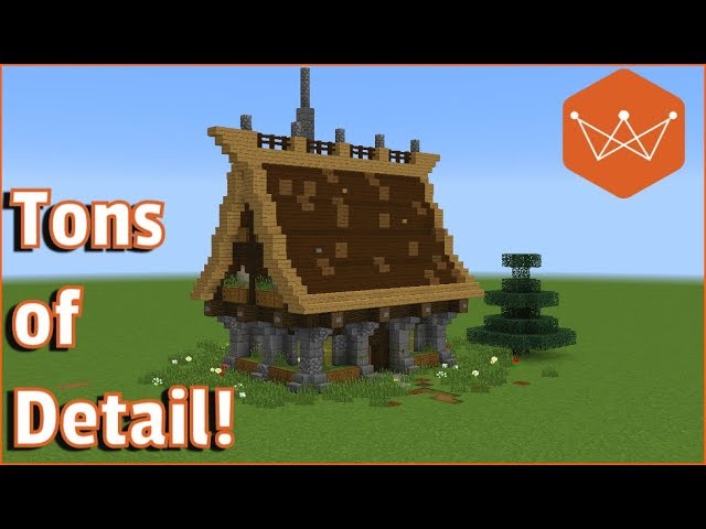 Minecraft Tutorial: How to Build a Medieval house