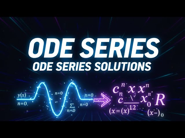 Series Solutions of Ordinary Differential Equations