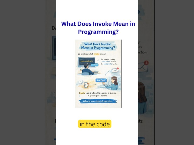 What Does Invoke Mean in Programming? #businessanalyst #softwaredevelopment