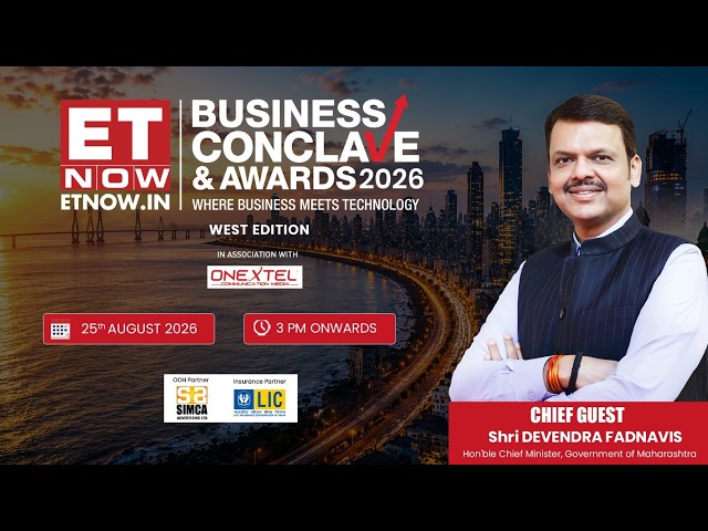 LIVE: ETNow.in Business Conclave & Awards 2026 – West Edition