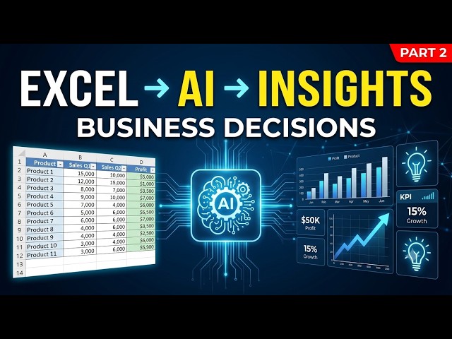How to Analyze an Excel File with AI | Turn Data into Business Decisions | Part 2