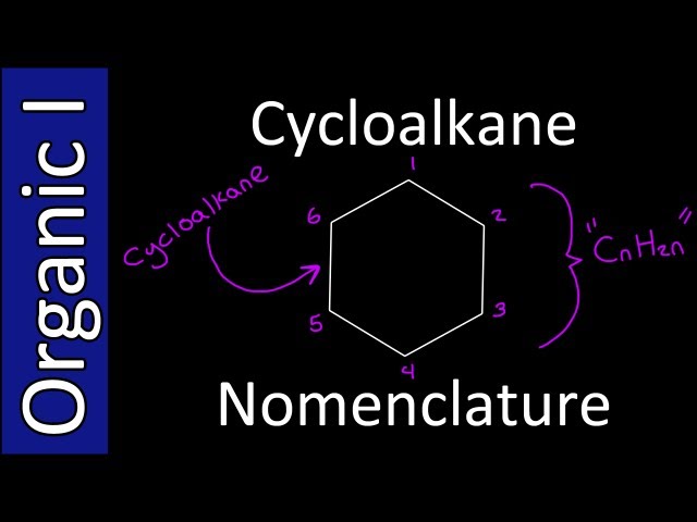 Cycloalkane Nomenclature - Organic Chemistry I