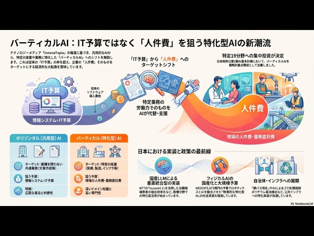 バーティカルAIとは何か｜「IT予算ではなく人件費」を狙う領域特化型AIの正体
