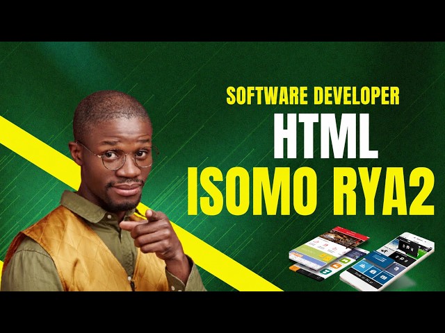 Isomo rya 2  Kwiga Coding na Web Development  Html  Muki nyarwanda