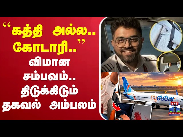 🔴LIVE :Israel | ``கத்தி அல்ல.. கோடாரி..’’ விமான சம்பவம்.. திடுக்கிடும் தகவல் அம்பலம்