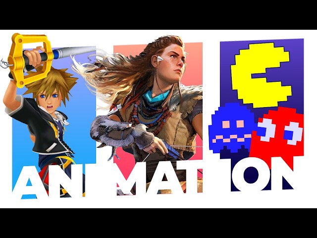 Game Animation Breakdown | Horizon, Pac-Man & Kingdom Hearts