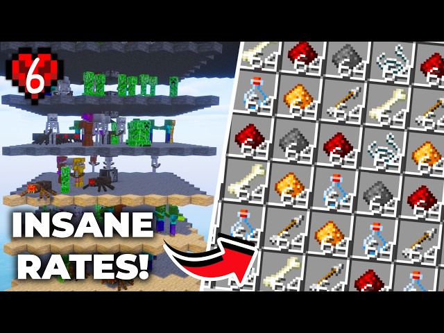 I Built The Most OP Mob Farm in Hardcore Minecraft!