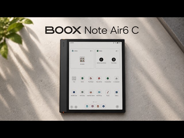 The New BOOX Note Air6 C: Everything You Need to Know