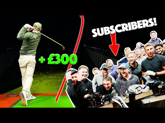 Win £1 for EVERY yard you hit golf ball (expensive!)