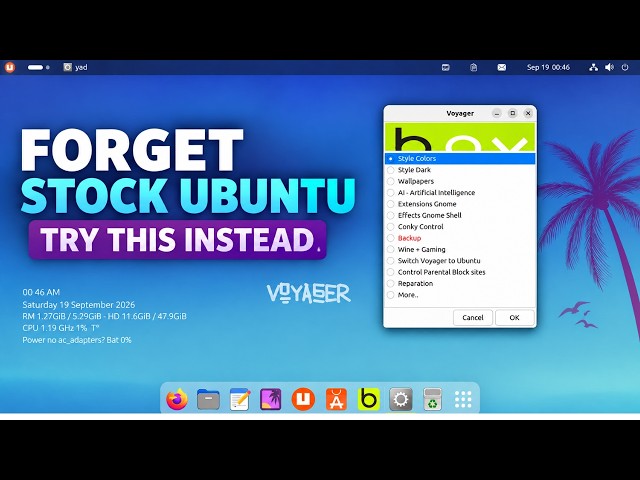 Voyager Linux: Ubuntu With a Completely Different Feel