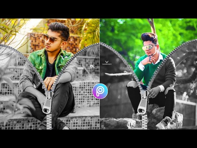 Creative Zip Chain Photo Editing In Only 15 Second By PicsArt || Deepak Creations