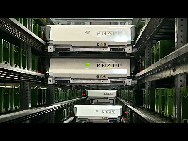 Automatic Storaging System from Knapp with 40 Shuttles, available 2023