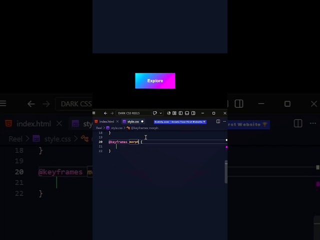 Create Amazing Button Hover Effect 🧑‍💻 #webdevelopment #coding #programming #kodofy