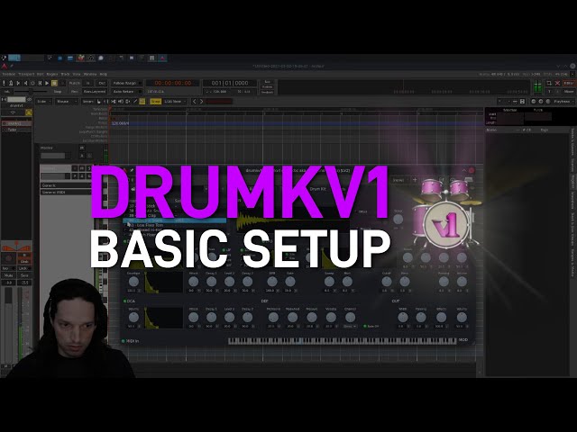 Live Stream Clip 5/2/21 - Drumkv1 Basic Setup