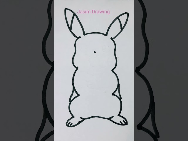 Pikachu Drawing from dots easy #drawing #howtodraw #art #easy