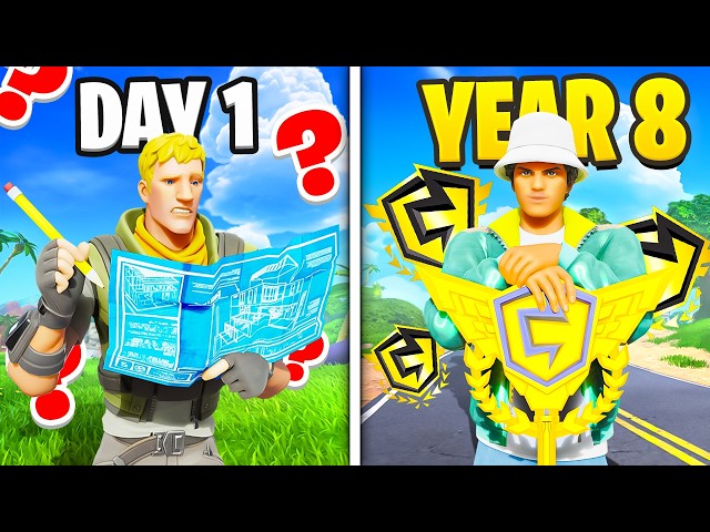 8 Year Fortnite Progression.. (Noob to Pro)