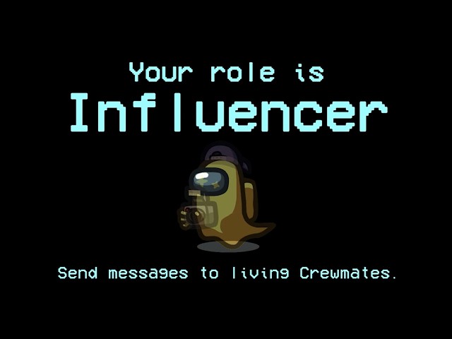 Among Us - New "Influencer" Role Gameplay