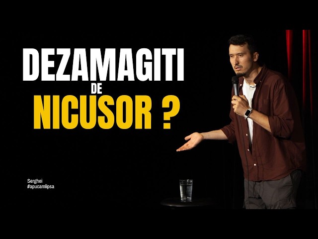 Disappointed with Nicușor? | Stand-up comedy | Serghei |