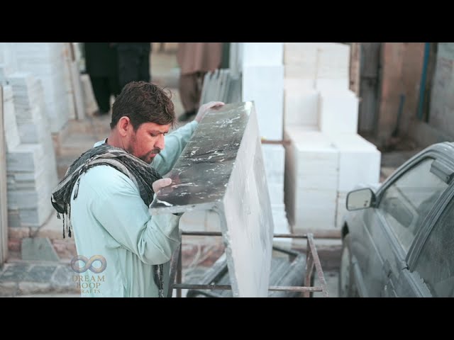 Marble Cutting Process | Satisfying Stone Cutting by Machine | Dream Loop Craft #viral #process #